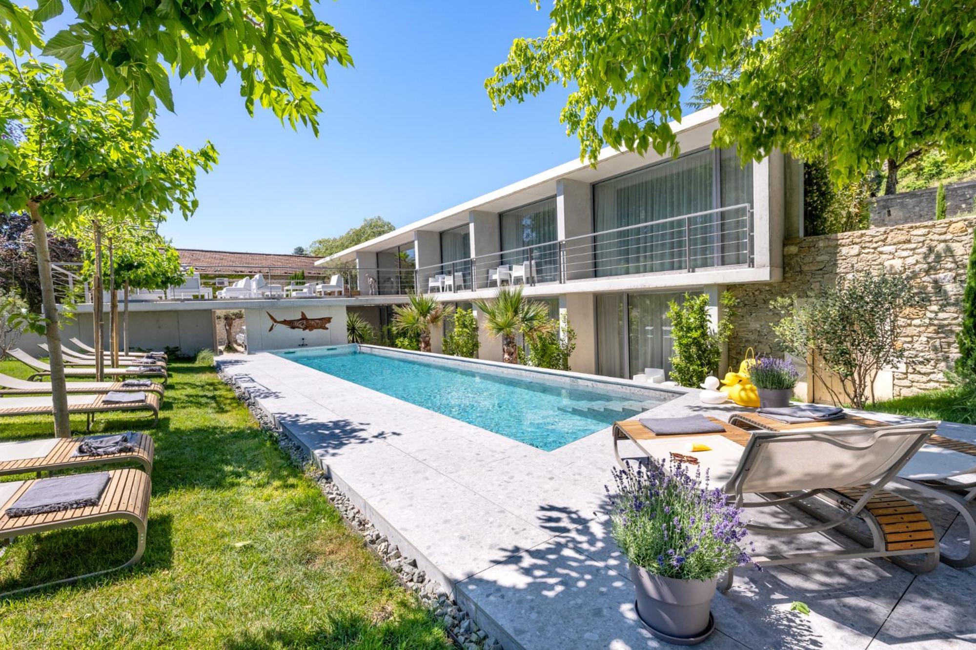 Le Pavillon M, Chambres D'Hotes De Luxe Avec Piscine & Spa Grignan Exterior photo